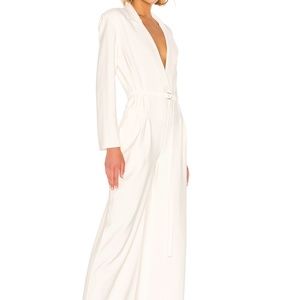 Norma Kamali Ivory Jumpsuit